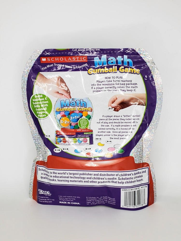 Scholastic Math Gumball Game