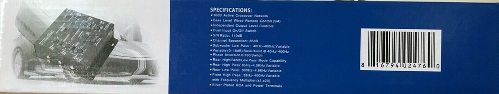 Deejay LED - TBHMCD361 - Multi-Amplifier Crossover