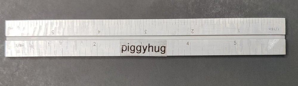 iGaging 6" thick rule ruler replacment blade for combination square