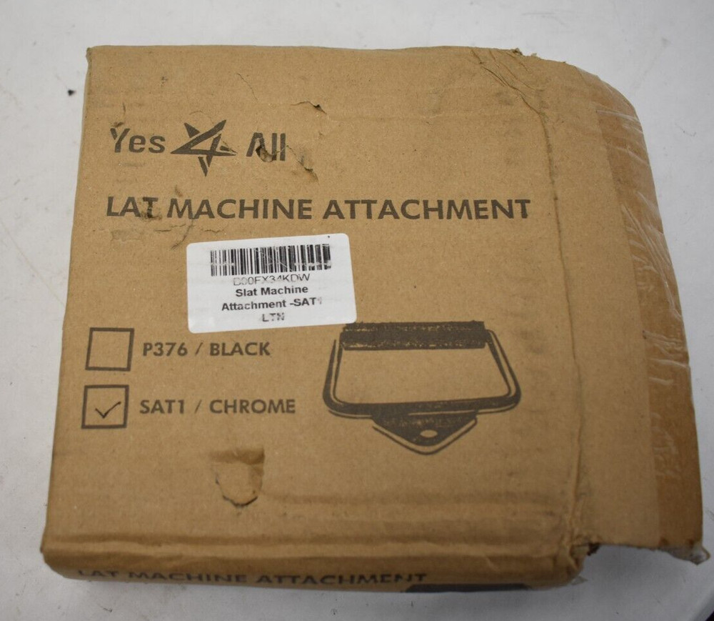 Yes 4 All Lat Machine Attachment SAT1 Chrome Body Solid Tools Stirrup Handle
