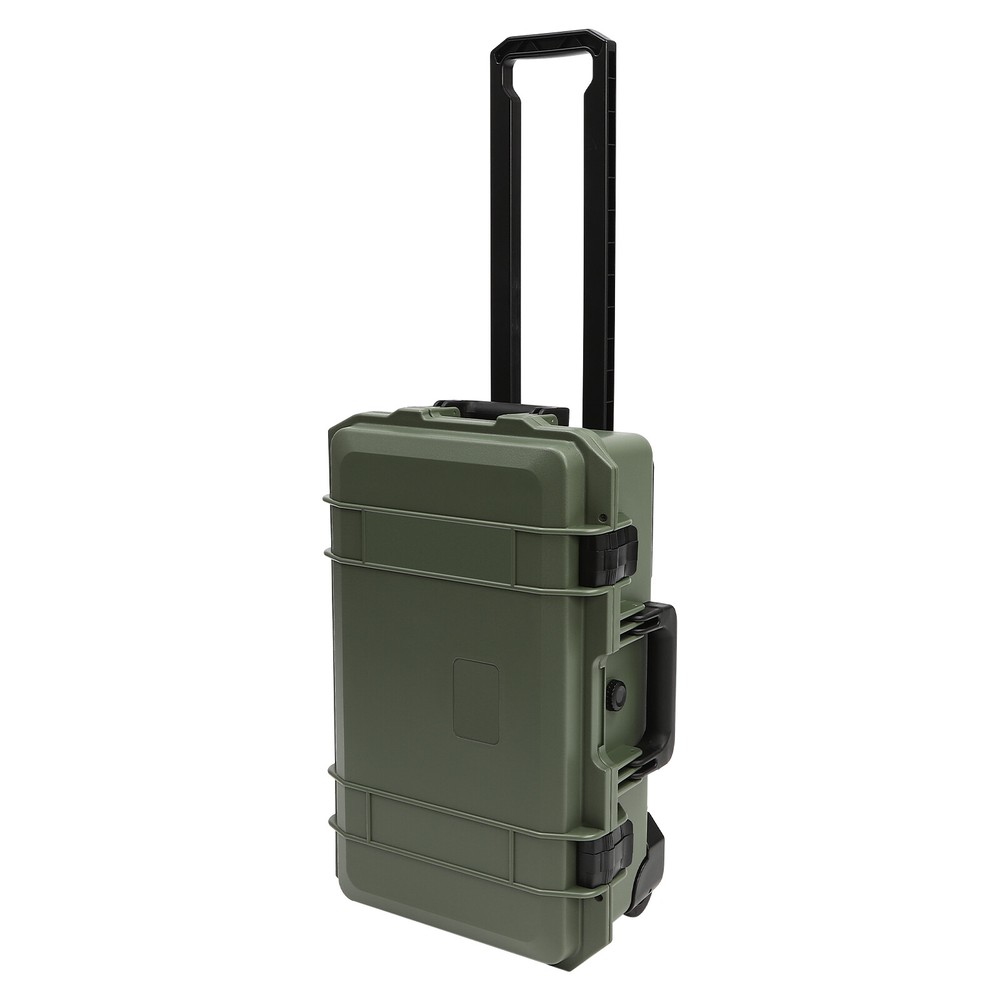 22" Camera Hard Case Protective Roller Camera Carrying Case Waterproof W/ Foams