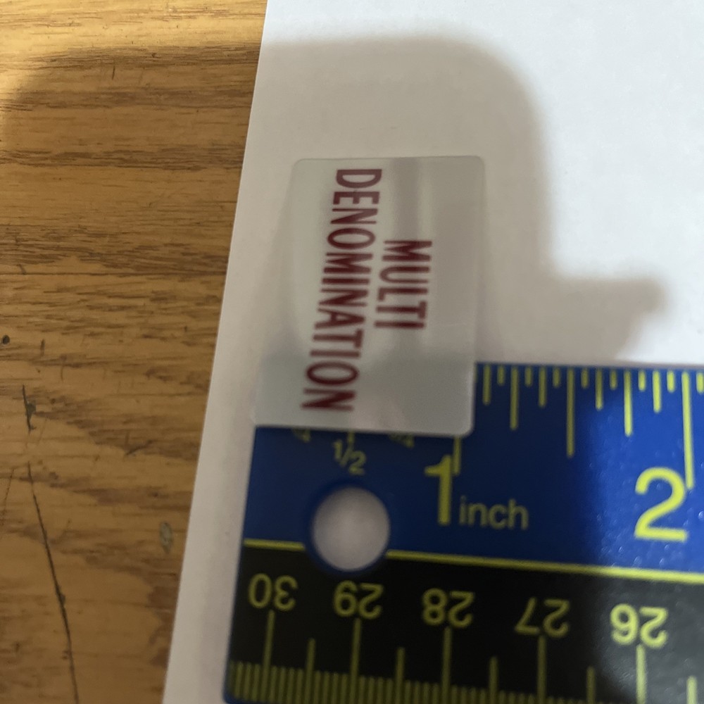 Multi Denomination !