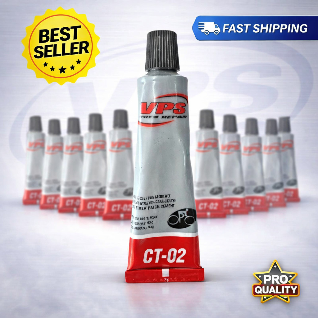 Cement Tube 0.63 oz – Pack of 12 Units – Tire Repair Glue / Rubber Patch Cement