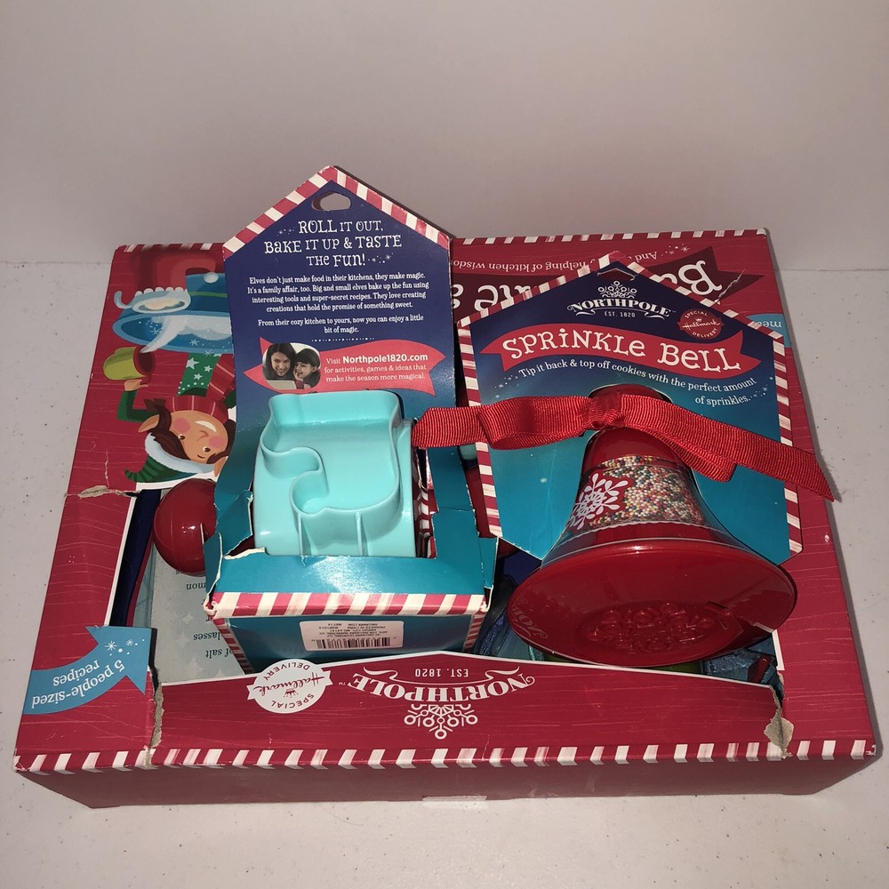 Hallmark Northpole Bake Like An Elf Baking Kit & Cookie Baking Bundle Kids NEW