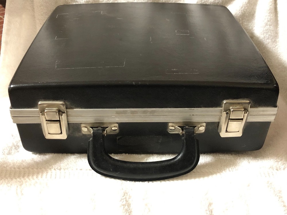 Medium-Size Hard Shell Camera/Device Carry Case Foam Upper Cushion Black Durable