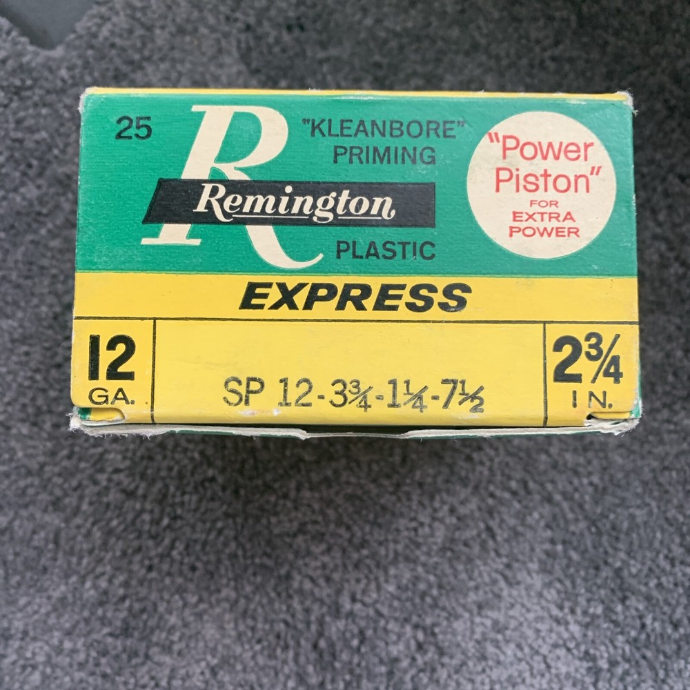 Remington 12 Ga Shotgun Shell Box Empty