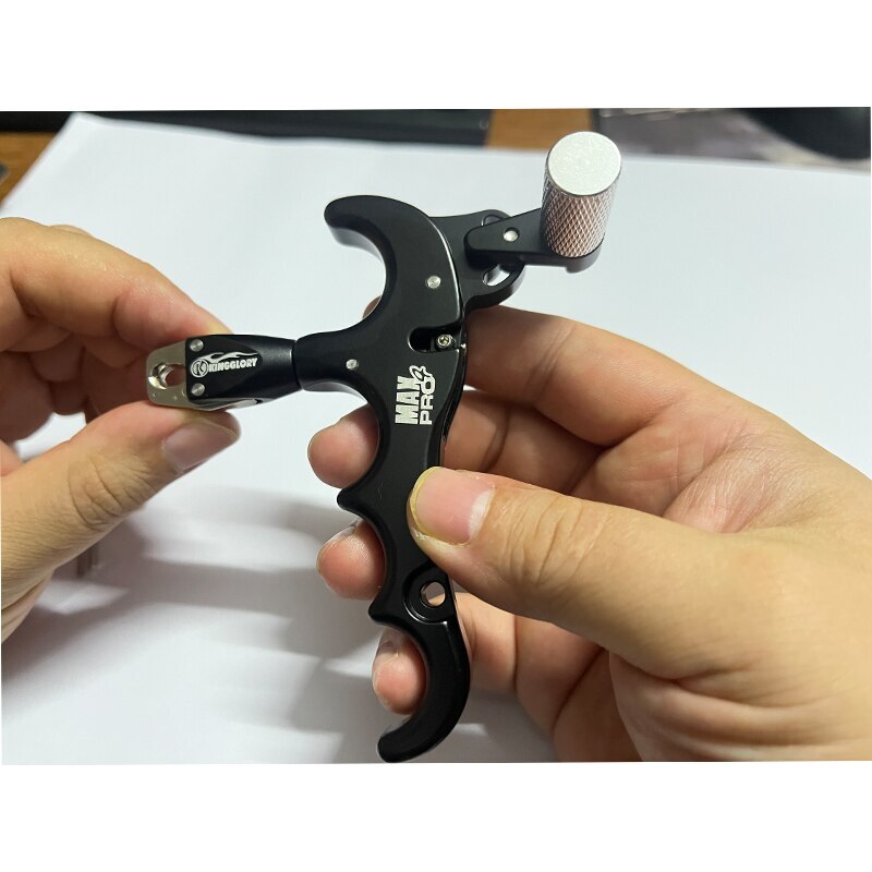 Archery 360 Degree Rotation Compound Bow Release Adjustable Caliper Trigger Grip