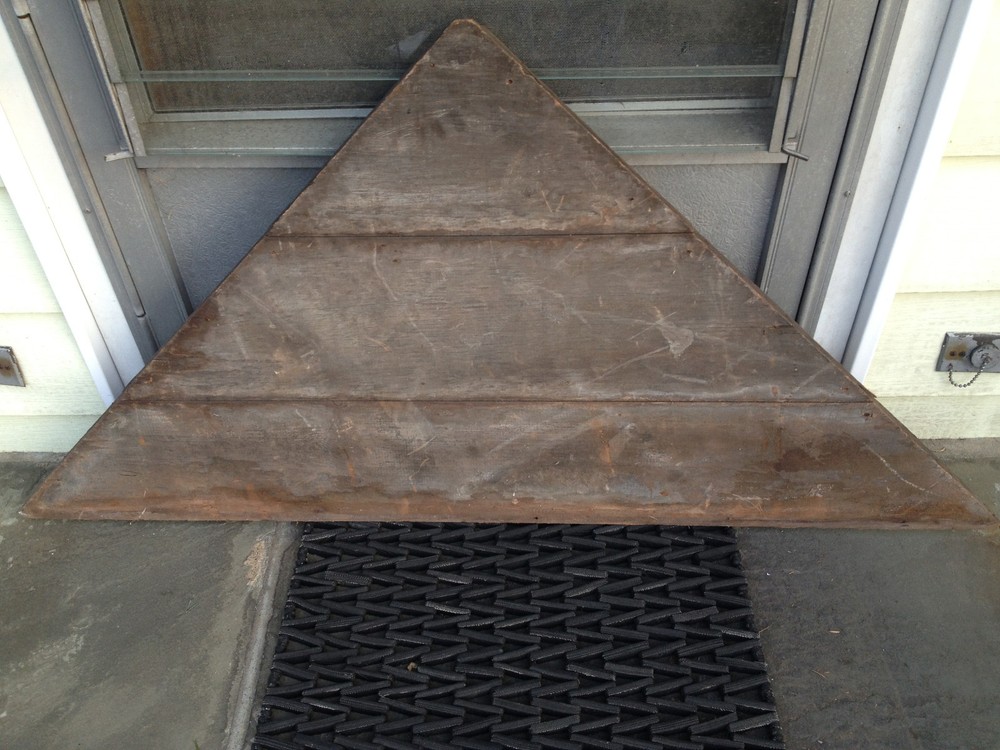 VINTAGE - VICTORIAN GABLE PEDIMENT - LARGE