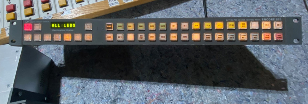 Grass Valley - Encore BPS Button Per Source Control Panel