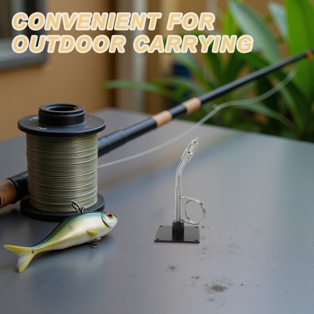 Fishing Hook Tying Platform Tool Clamp Vise with Base Beginner Fly