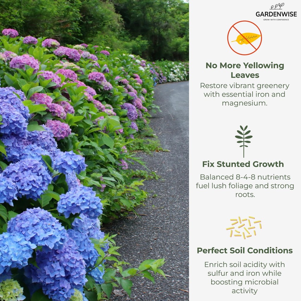 GARDENWISE Slow Release Hydrangea 12 OZ, Acidic Fertilizer