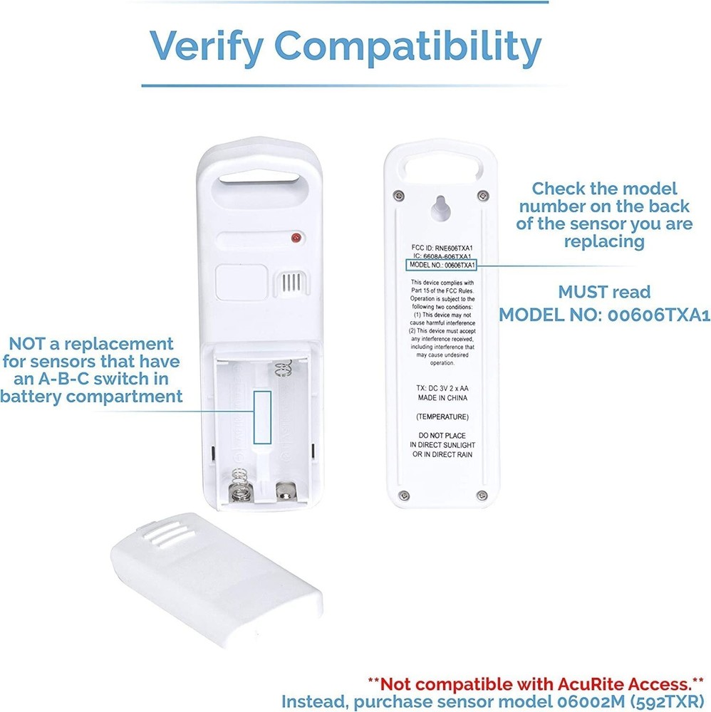 AcuRite 06009RMA1 Replacement Temperature Sensor