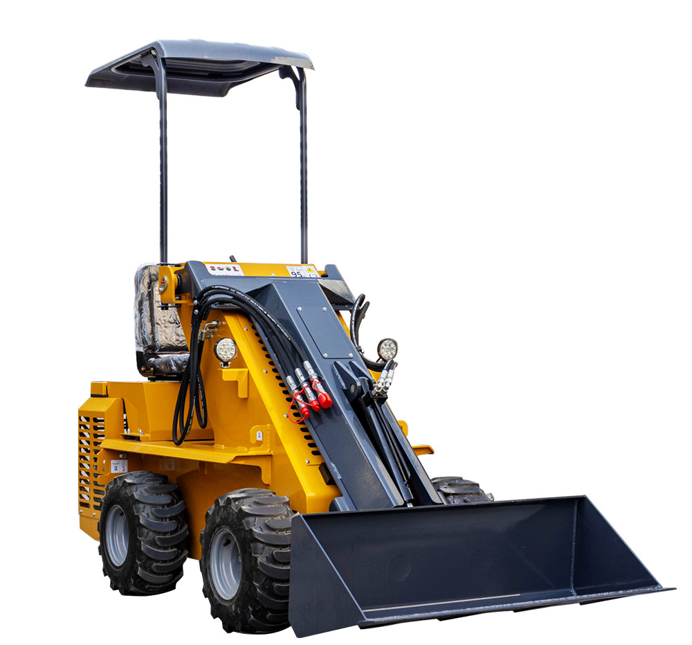 New Mini Skid Steer Loader Wheel Type Riding Skid Machine