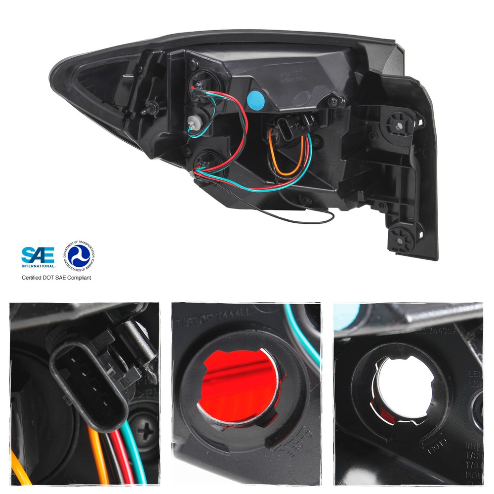 For 2013-2017 Chevy Traverse Halogen Type Outer Tail Light Passenger Right Lamp