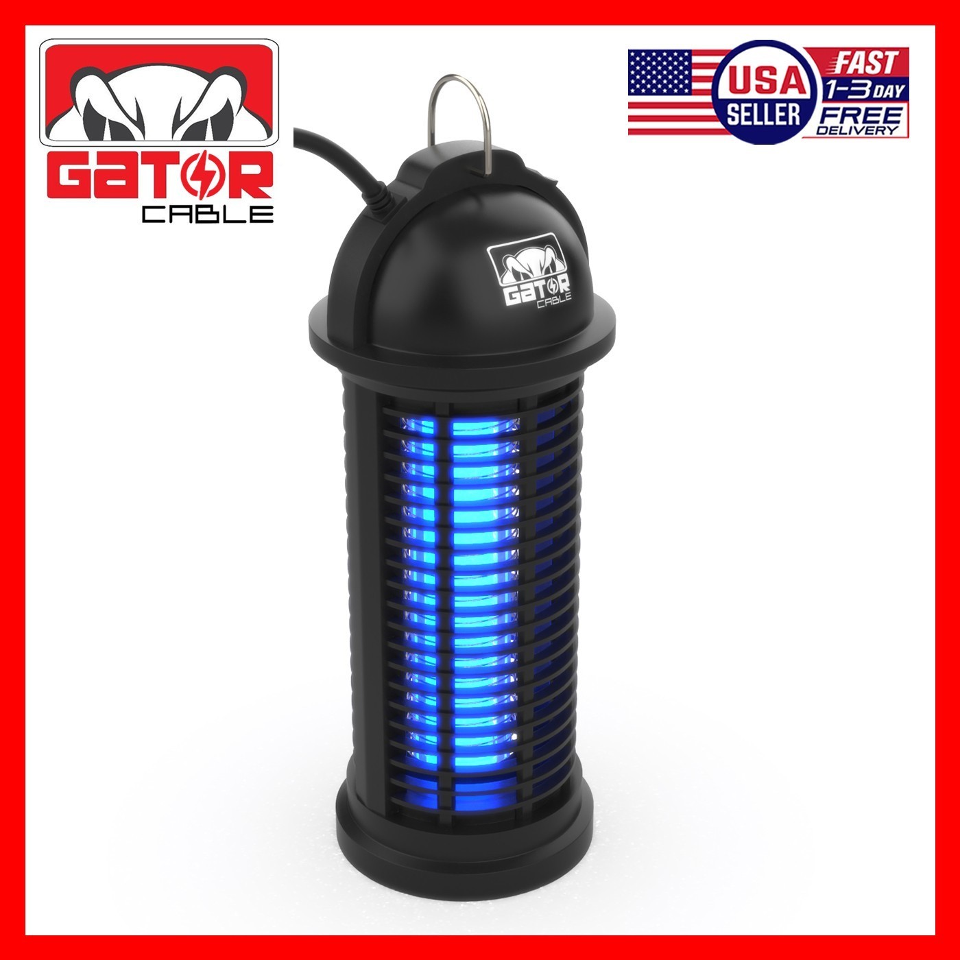 Electric Mosquito Insect Fly Bug Zapper Killer LED Light Trap Pest Control Lamp