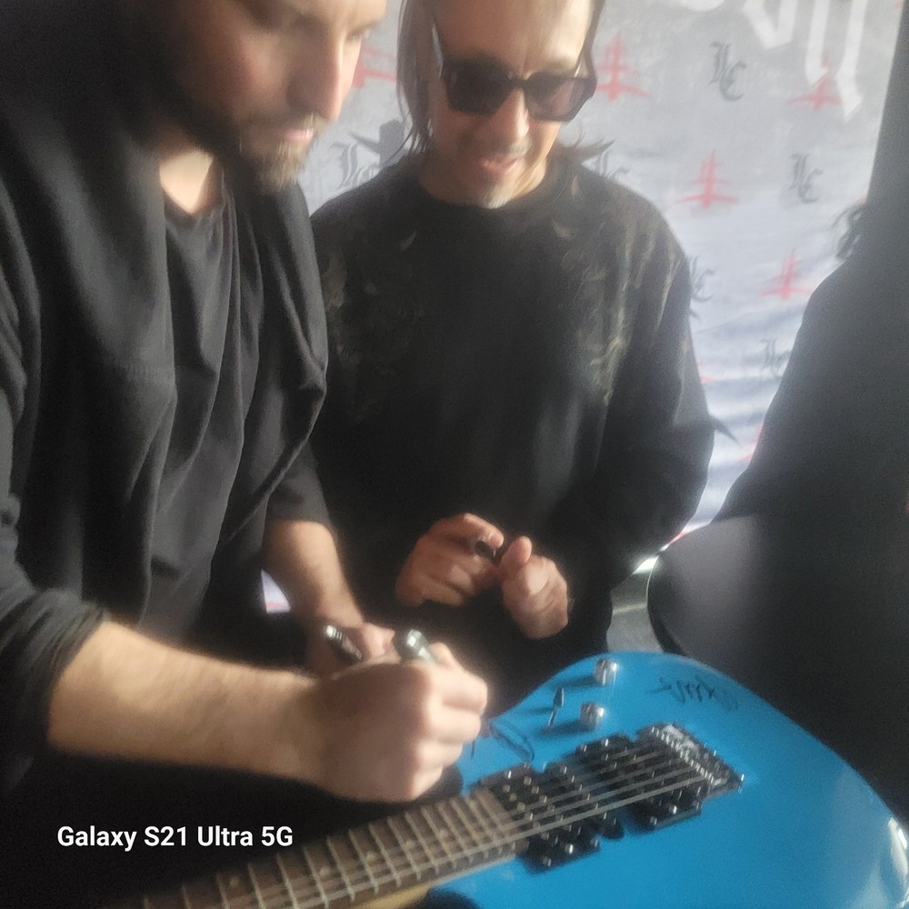 Lacouna Coil Signed Guitar