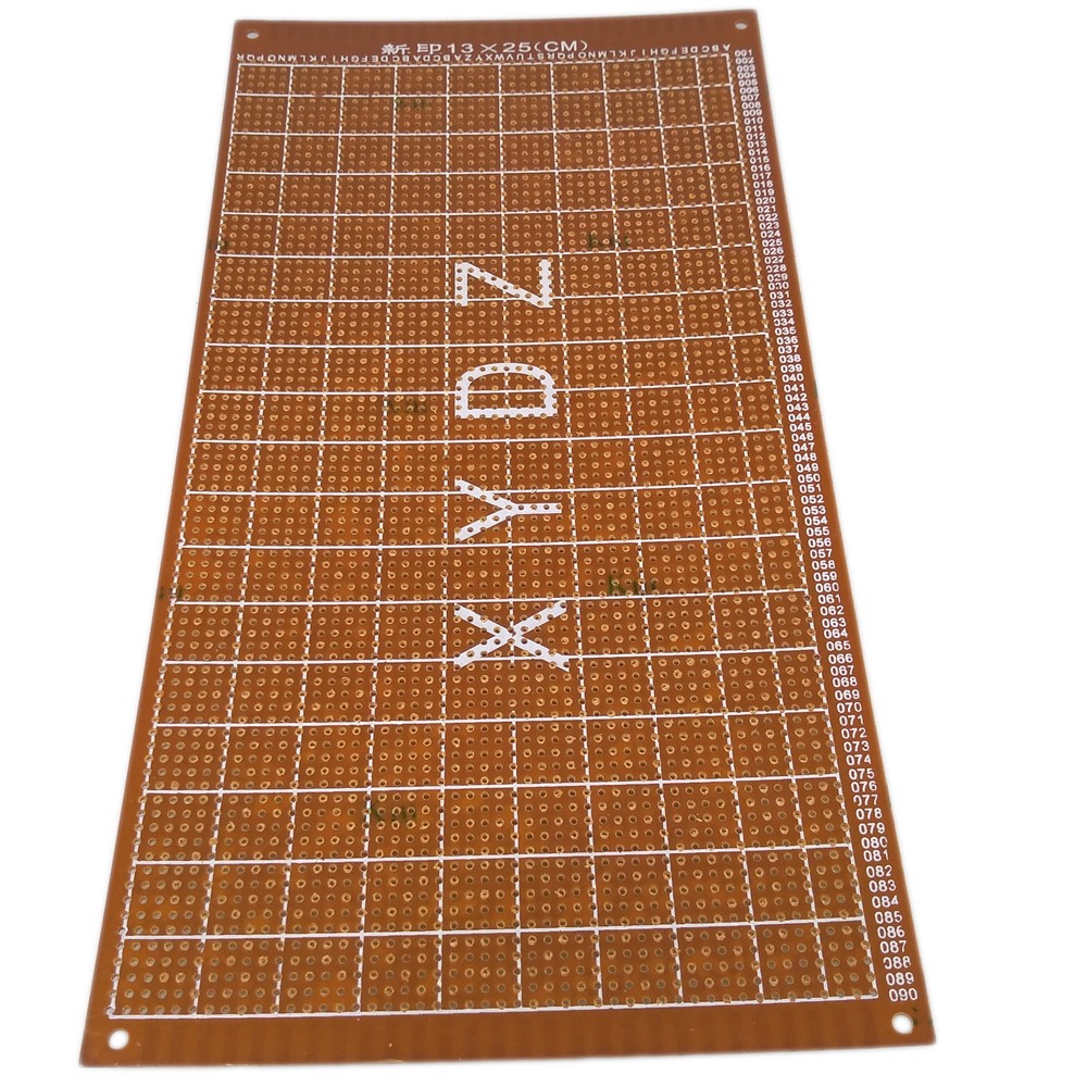 2pcs Prototype PCB Universal Bread Board 13 x 25cm Sigle Side Copper
