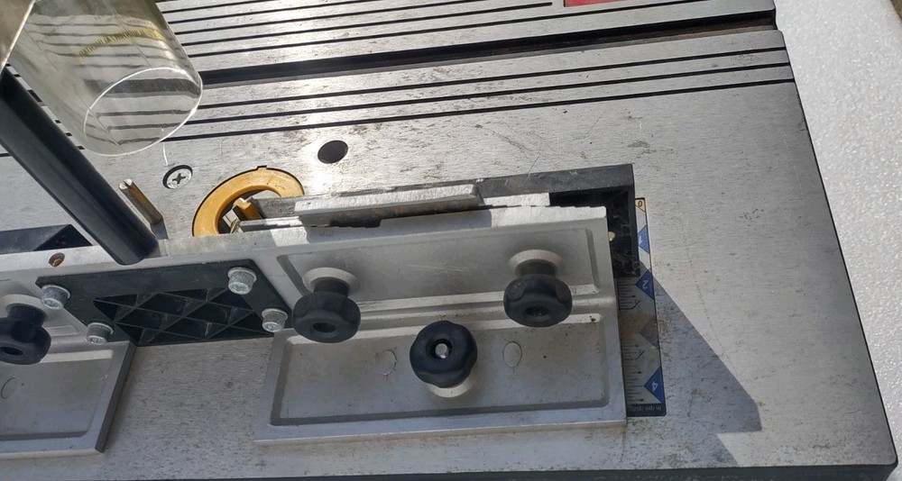 Ryobi Router Table with a mounted Router