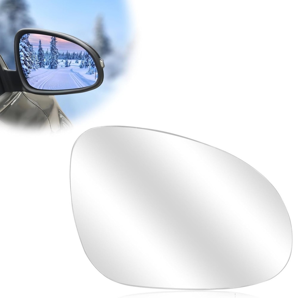 Heated Mirror Glass Replacement for Jetta Rabbit Passat  Right Passenger Side