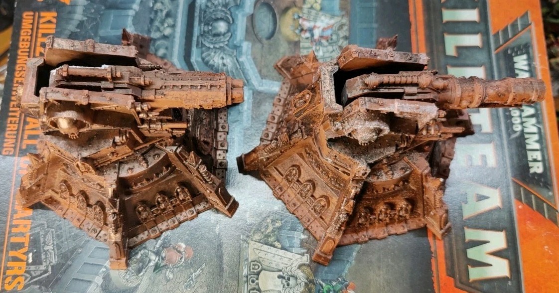 Warhammer 40k Vengeance Weapons Battery x2 OoP Wall Of Martyrs Free Shipping