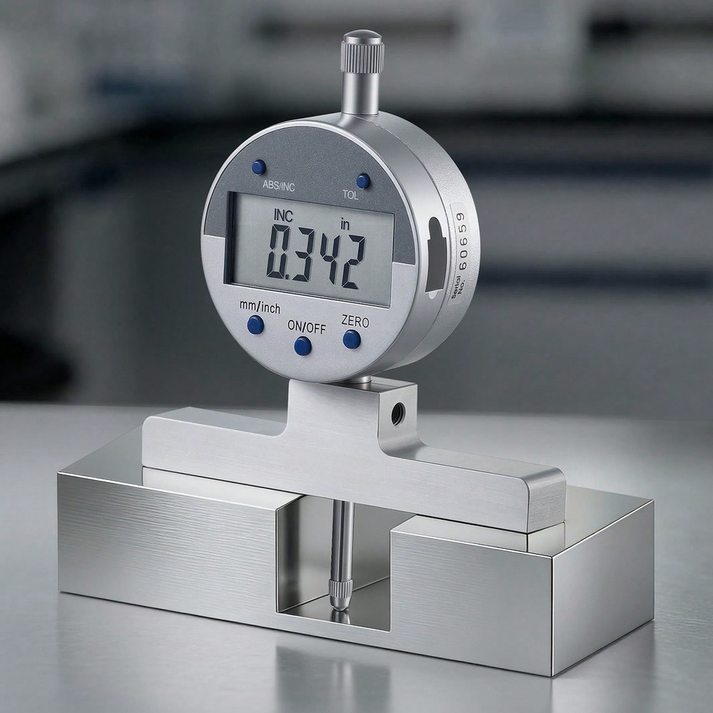 Micrometer Set, Digital Outside LCD Screen, In/Mm Switch, Carbide Tip