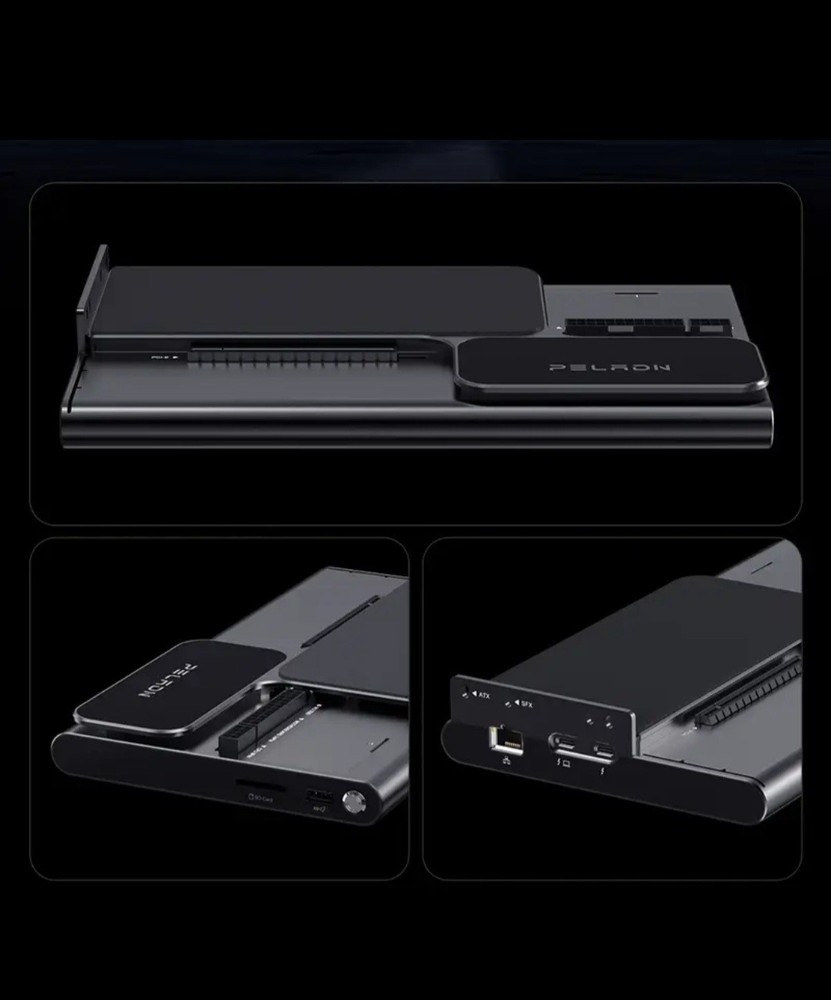 PELADN S-3 USB4 External GPU Dock Station, USB4×2 80Gbps Interface Graphics Dock