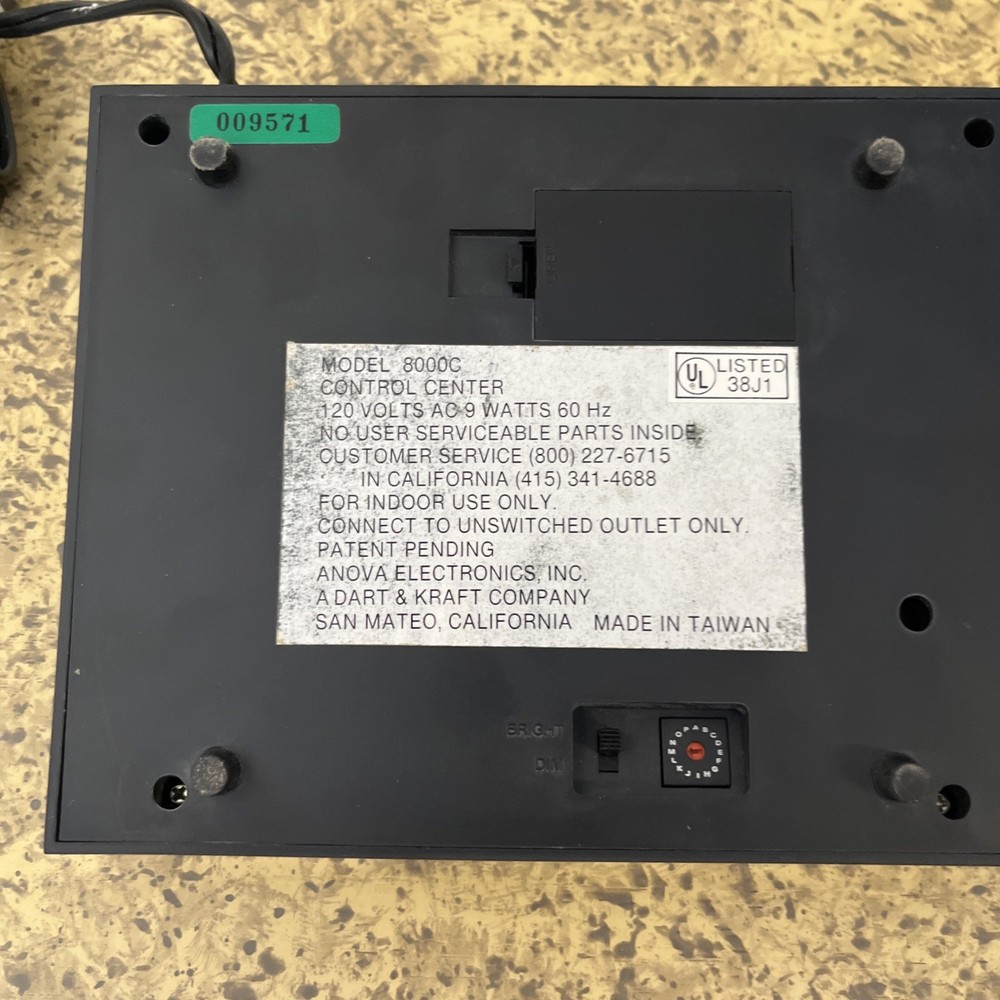 ANOVA Fully Integrated Automatic Control Center Model 8000C LampAppliance Module