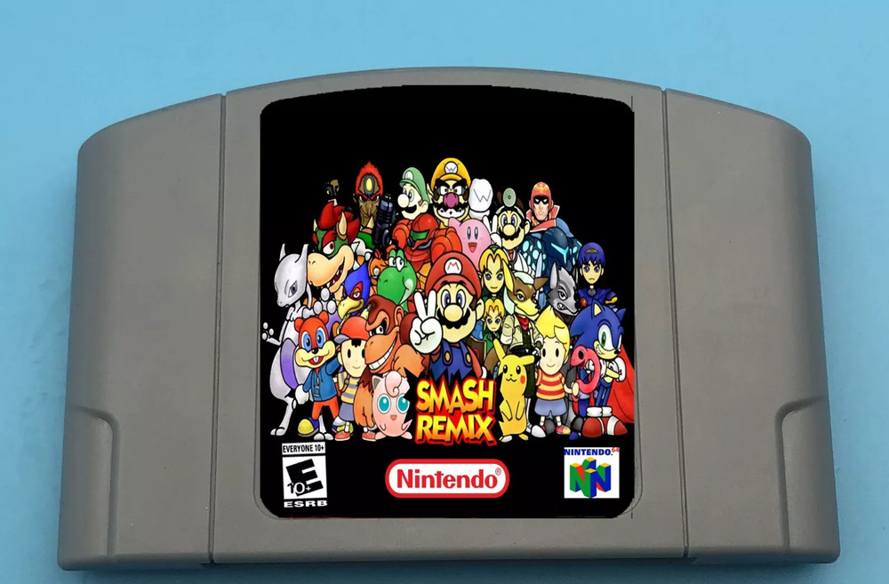 SMASH REMIX Version 2.0.0 Latest version USA CONSOLE VERSION N64 Cartridge