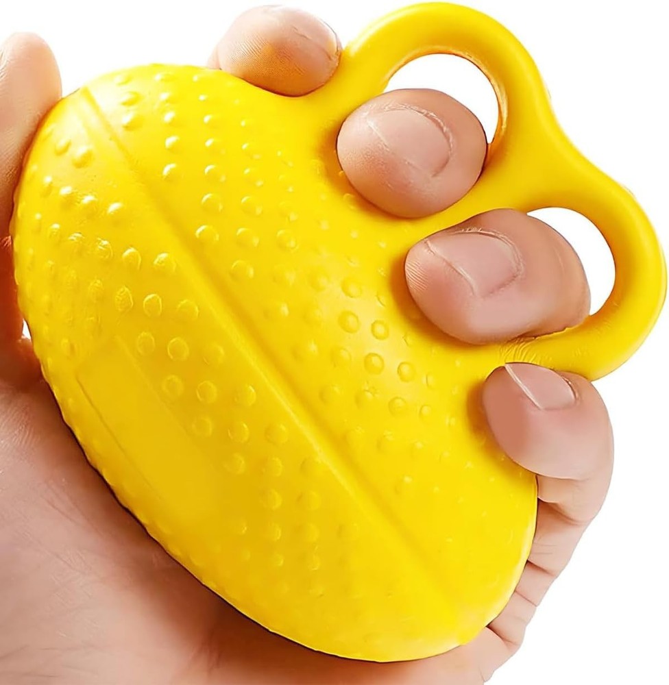 Hand Grip Strength Trainer,Finger Exerciser Balls for Yellow