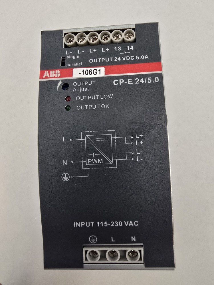ABB CP-E 24/5.0 Switch Mode Power Supply 24VDC 115-230V