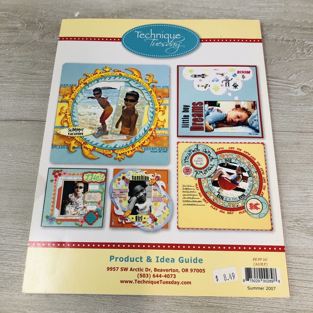 TECHNIQUE TUESDAY Scrapbooking DIY Product Idea Guide