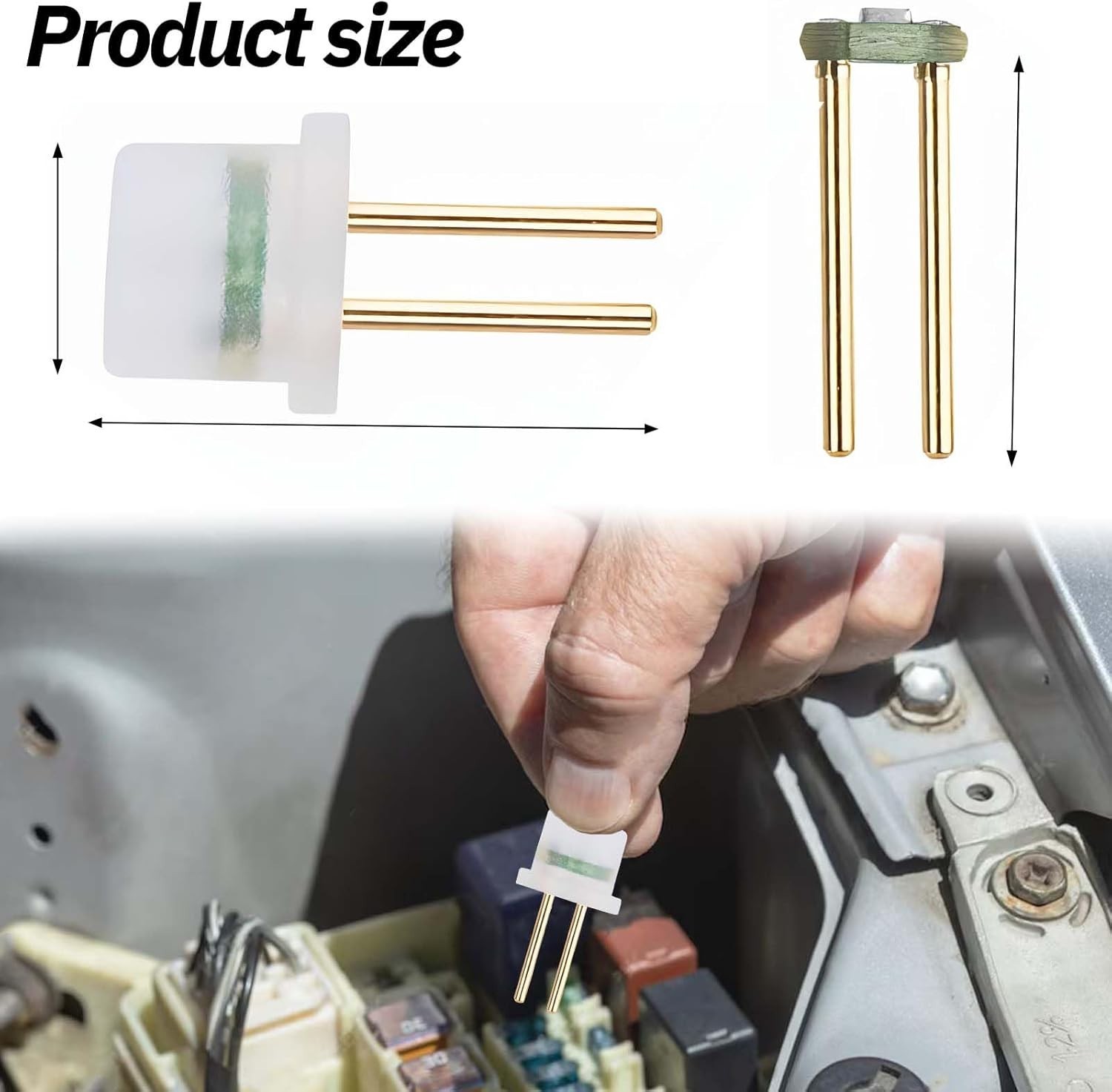 Car SRS Airbag Simulator Tester 2 Ohm Resistor Fault Light Reset Tool Universal