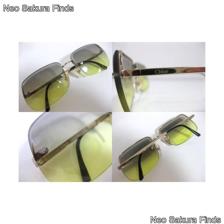 Authentic Classic Chloe Sunglasses Heart Chloe