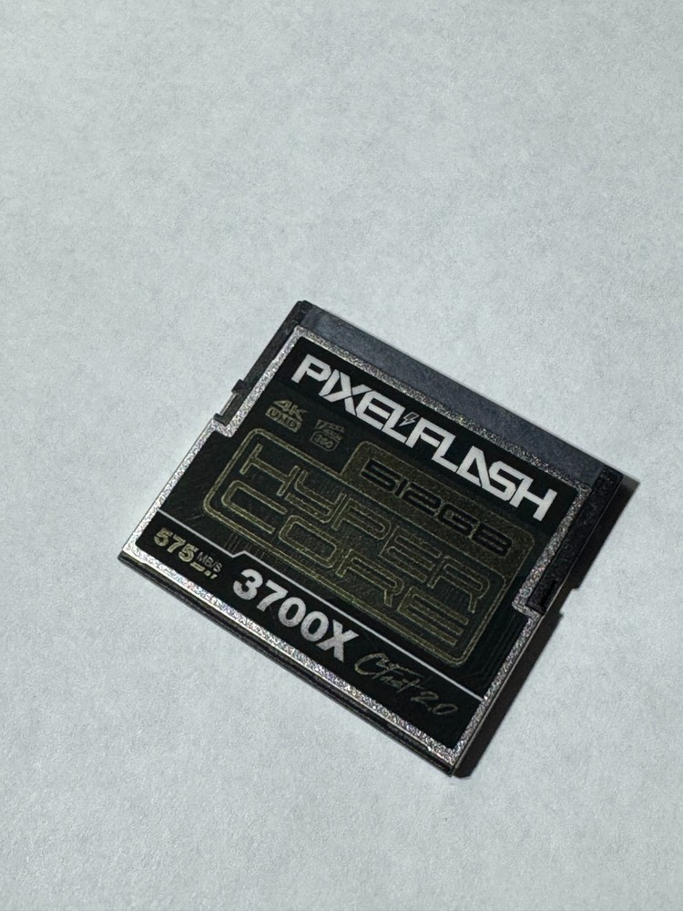 PixelFlash 512GB CFast 2.0 Card 3700X HyperCore (Used + Tested)