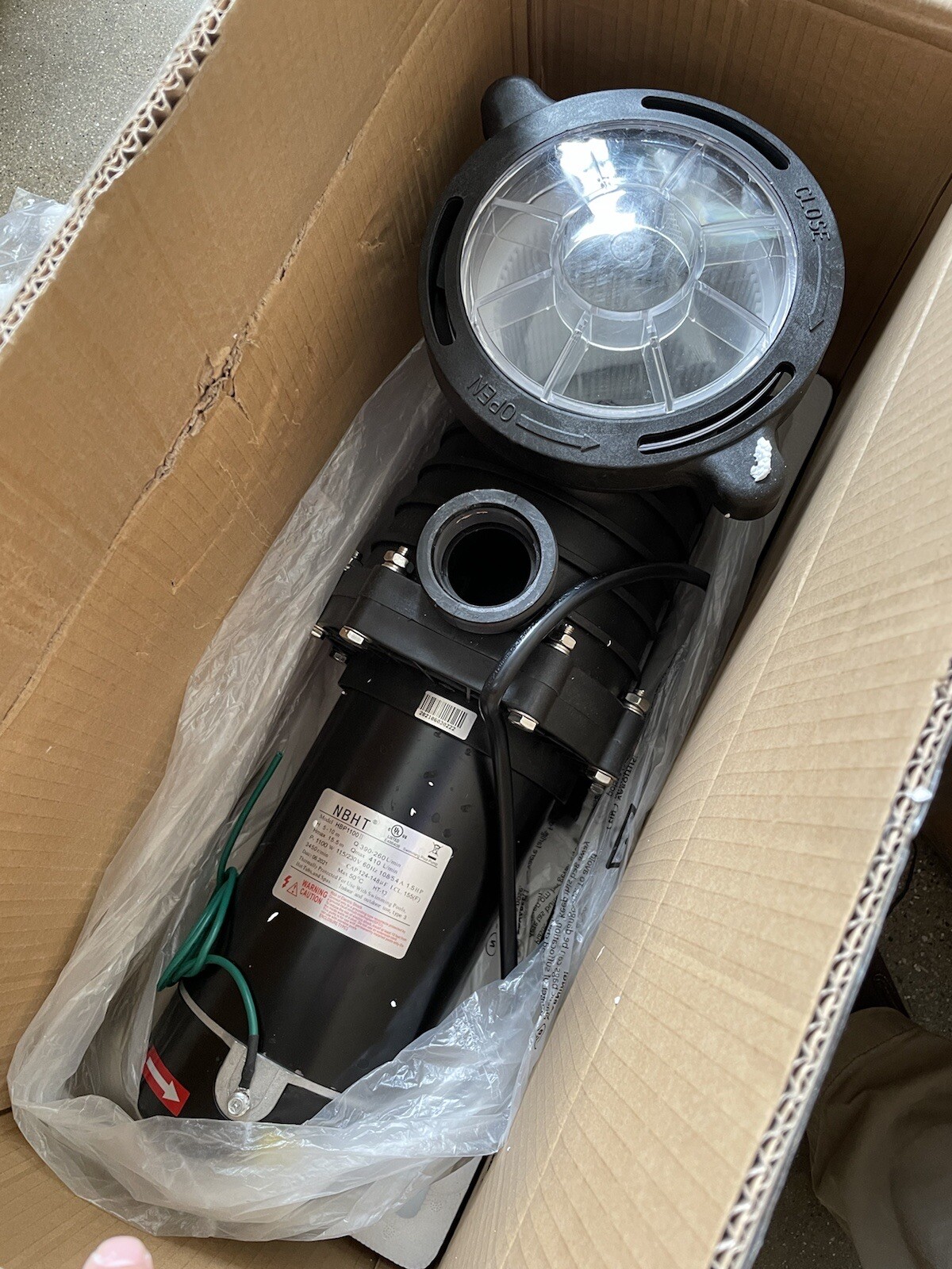 2.0HP Above/In Ground Swimming Pool Pump 115/230V