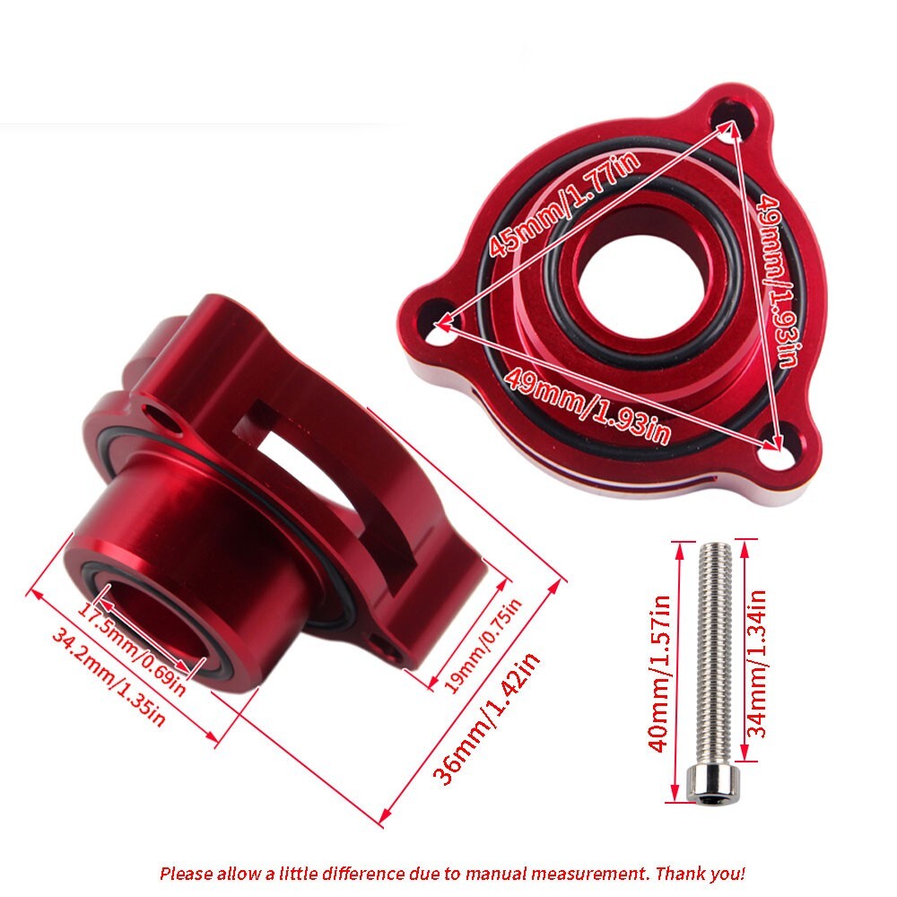 Blow Off Valve Adapter BOV For 2019-22 Ford Ranger & Explorer ST Ecoboost Turbo