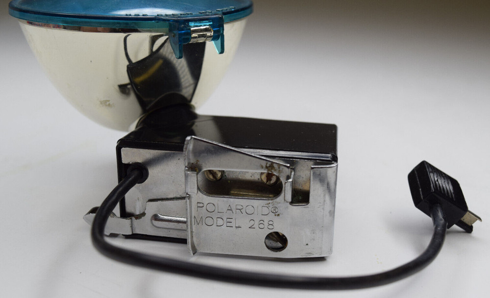 Vintage Polaroid Model 268 Flash Gun w/ Box