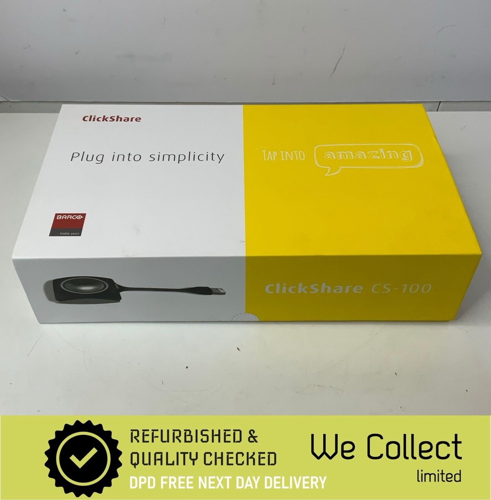BARCO ClickShare CS‑100 Wireless Presentation System with BOX – R9861510