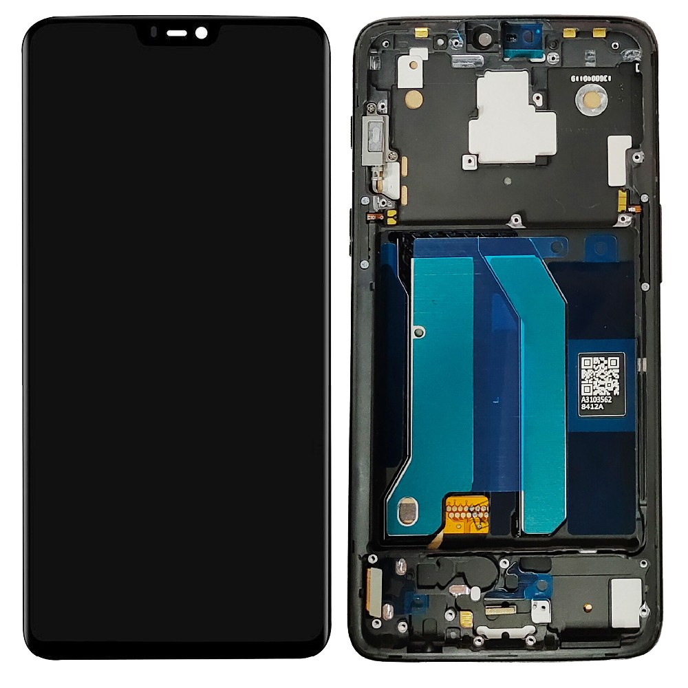 Replace OLED For OnePlus 6 A6000 A6003 LCD Display Touch Screen Digitizer +Frame