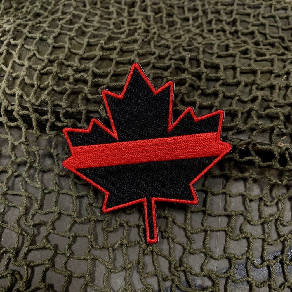Thin Red Line Canada Maple Leaf Patch