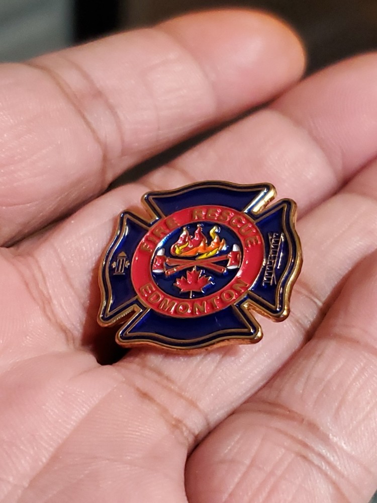 Edmonton Fire Canada Pin