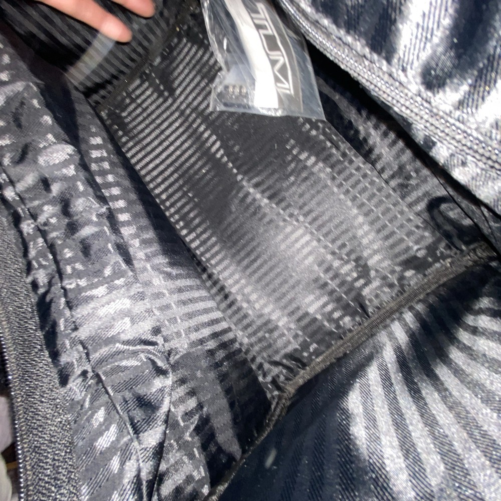 Tumi Black Napa Leather Duffle Medium