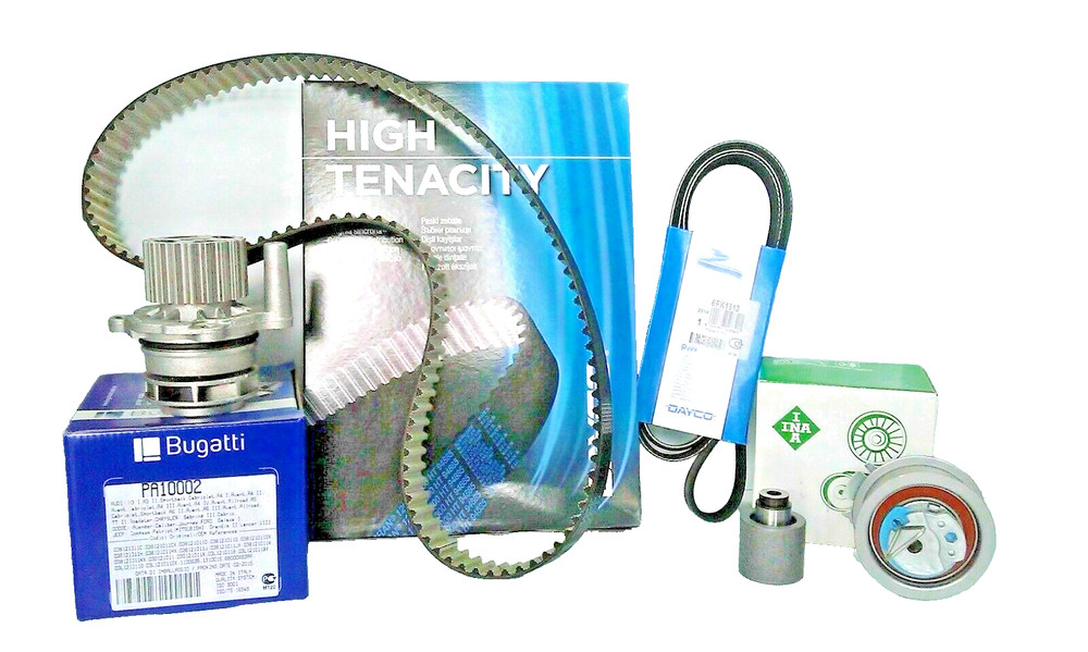 INA DISTRIBUTION KIT + WATER PUMP + BELT SERVICES FOR AUDI - A4 (8E2, B6) - 1.9