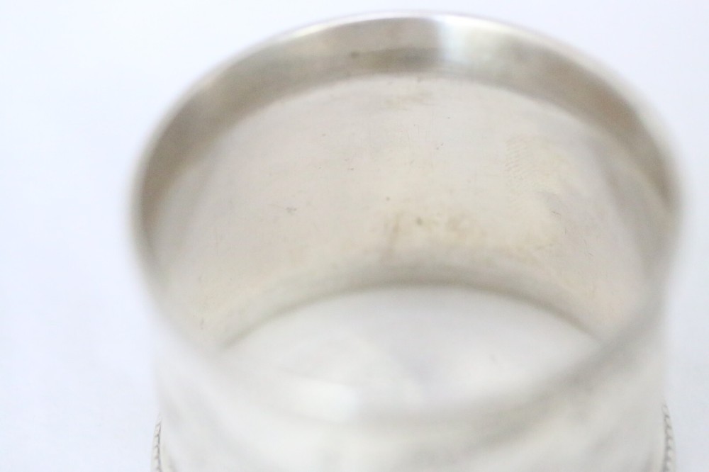 Sterling Silver Medallion Napkin Holder
