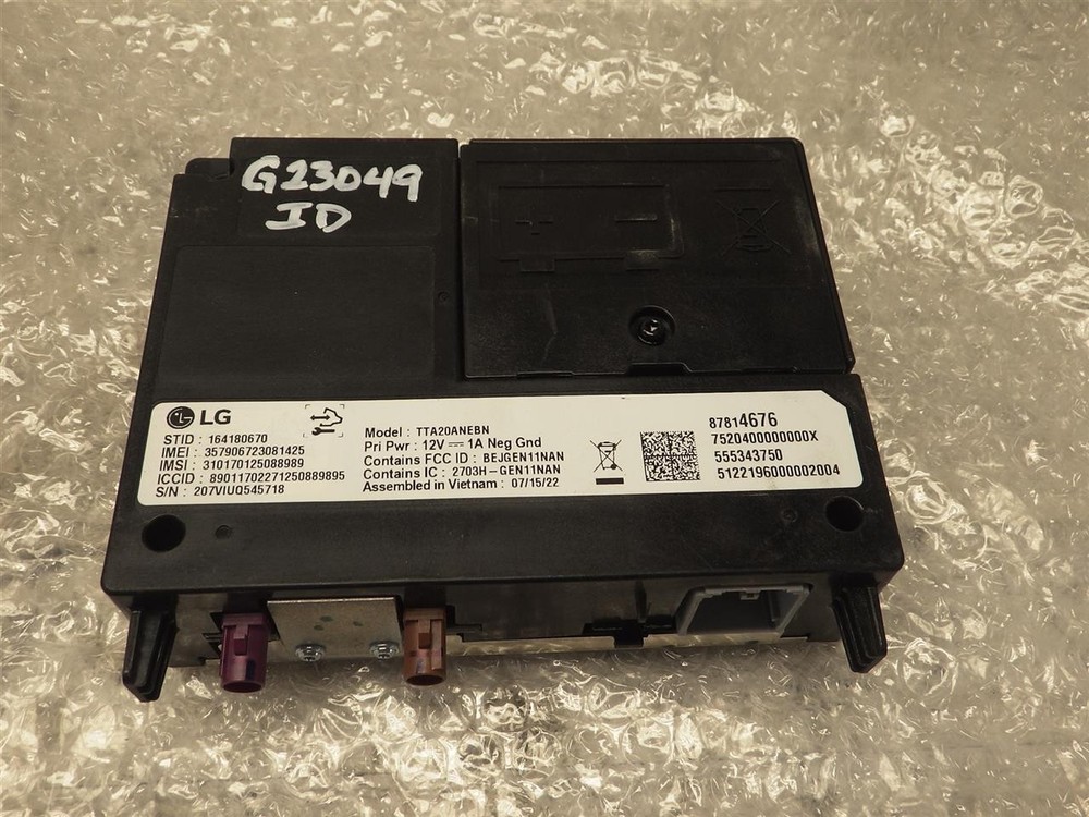 GMC Terrain 2023-2024 Telematics Interface Module 87814676 5555