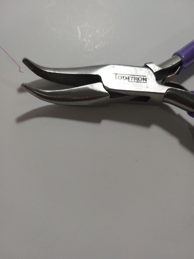 5" Micro Mini Bent Nose Pliers
