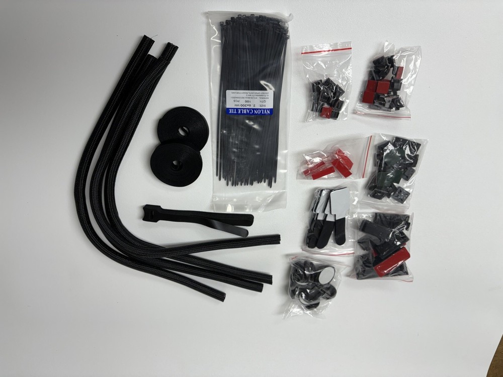 NEW - 192 PCS Cable Management Kit
