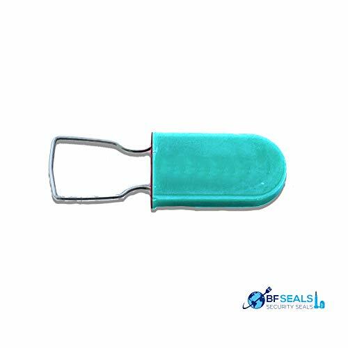 Plastic Security Seals, PADLOCK C, WITHOUT NUMBER, 100 pcs, Green color