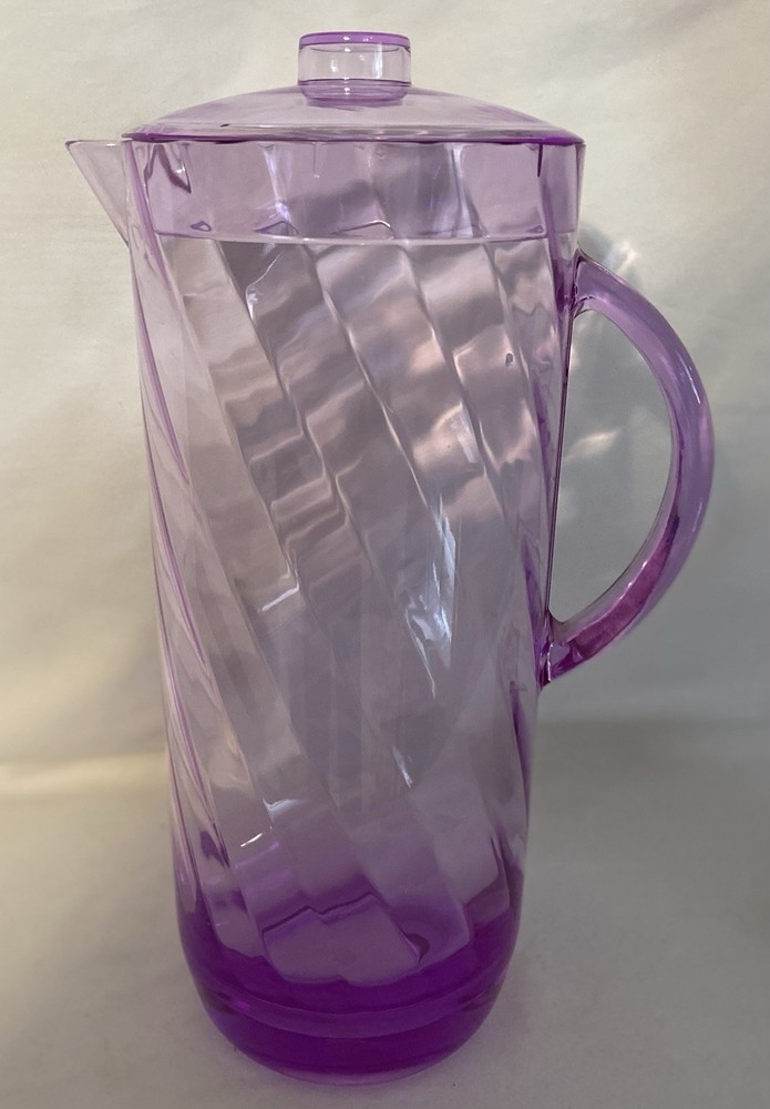 Pitcher 3 Quart Purple Swirl