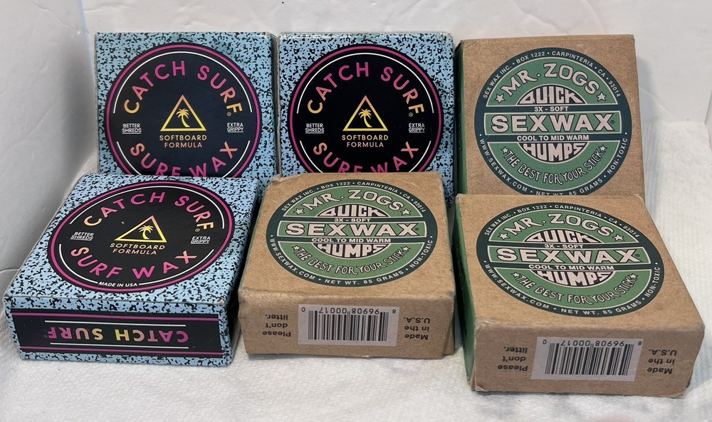 6pc- catch surf surfboard Formula Single & Mr Zogs 6pieces-